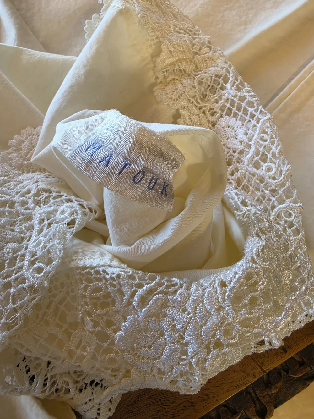 Vintage Luxury Matouk Marissa King Sham Set